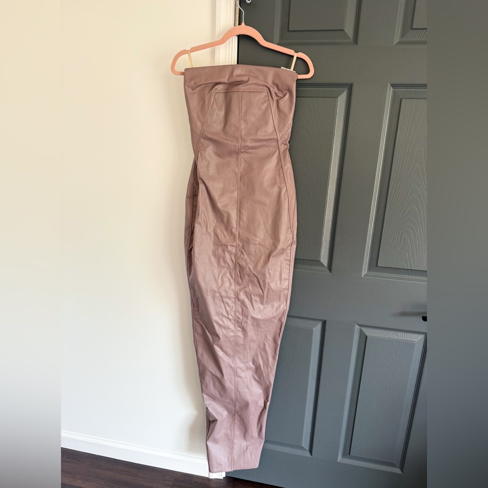 Rick Owens Coated Strapless Bustier Gown - Picture 3 of 9